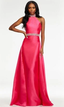 Ashley Lauren - 11148 Bejeweled High Halter Gown