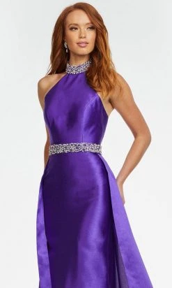 Ashley Lauren - 11148 Bejeweled High Halter Gown