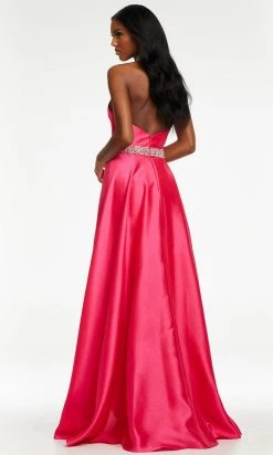 Ashley Lauren - 11148 Bejeweled High Halter Gown