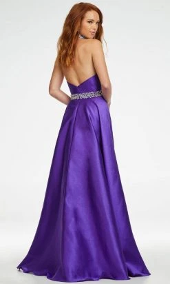 Ashley Lauren - 11148 Bejeweled High Halter Gown