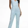 Ashley Lauren - 11175 Off Shoulder Sequin Jumpsuit