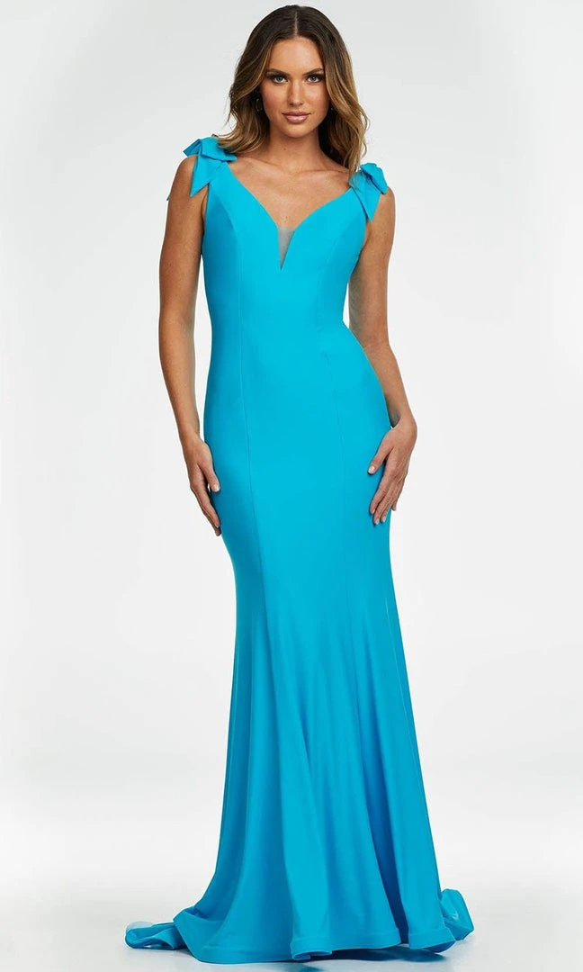 Ashley Lauren - 11183 Bead-Draped Back Gown 11 Ashley Lauren - 11183 Bead-Draped Back Gown
