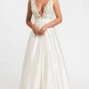 Ashley Lauren - 1121 Beaded V-Neck Ball Gown