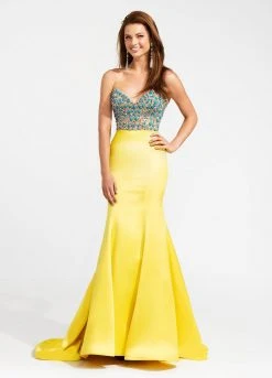 Ashley Lauren - 1122 Sweetheart Illusion Bodice Evening Dress