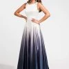 Ashley Lauren - 1130 A-line Ombre Evening Dress 1 Ashley Lauren - 1130 A-line Ombre Evening Dress