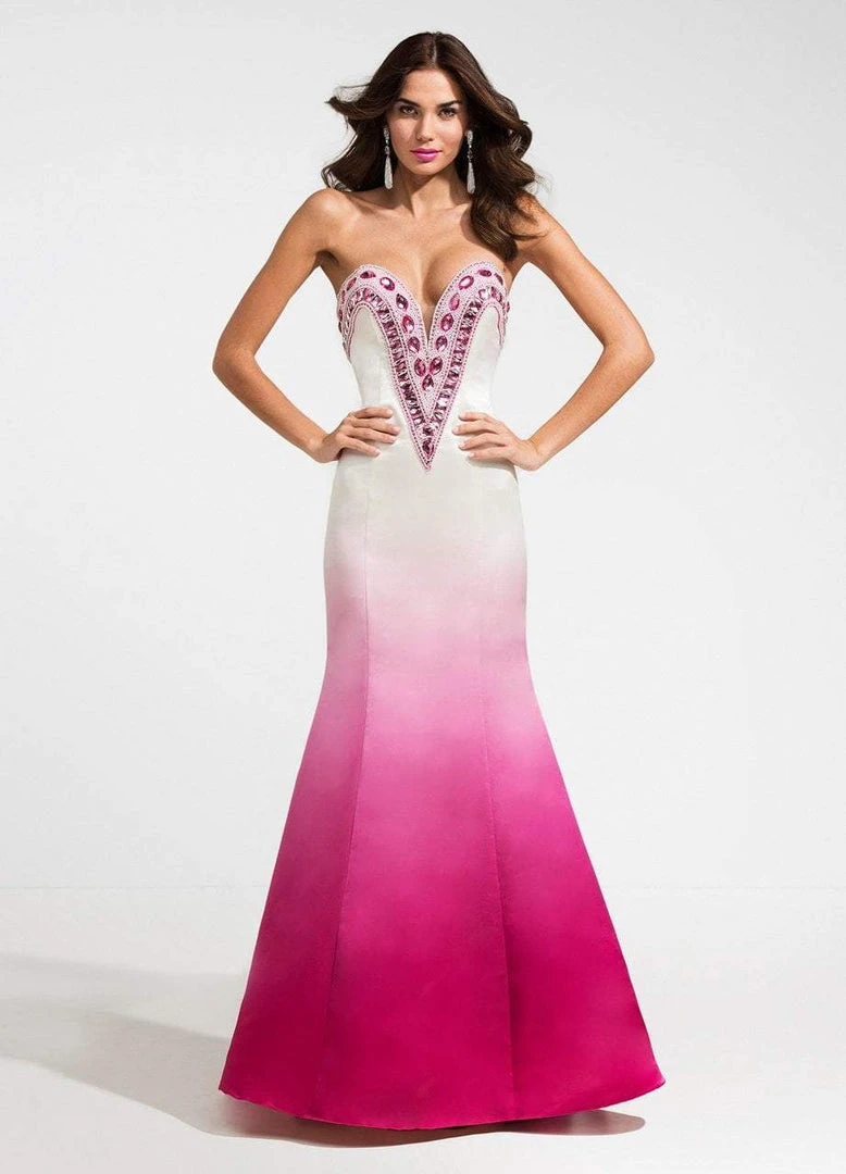 Ashley Lauren - 1131 Sweetheart Ombre Evening Dress 3 Ashley Lauren - 1131 Sweetheart Ombre Evening Dress