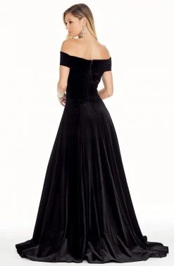 Ashley Lauren - 1301 Off The Shoulder Velvet Ball Gown