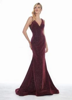 Ashley Lauren - 1503 Sleeveless Metallic Scuba Mermaid Evening Dress 20 Ashley Lauren - 1503 Sleeveless Metallic Scuba Mermaid Evening Dress