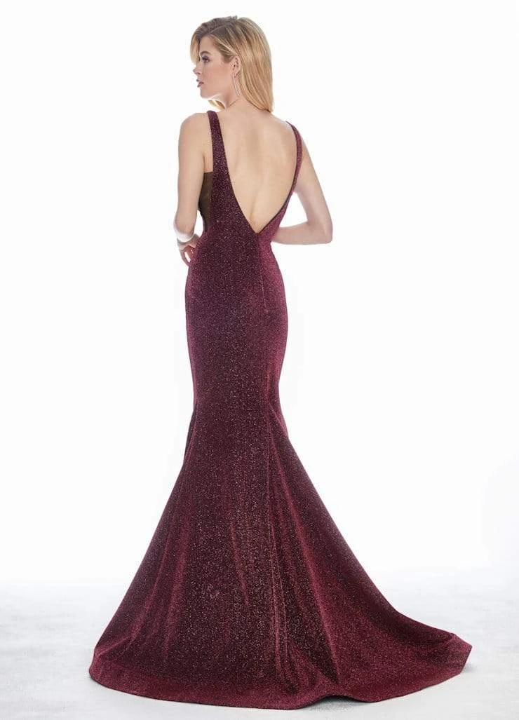 Ashley Lauren - 1503 Sleeveless Metallic Scuba Mermaid Evening Dress 7 Ashley Lauren - 1503 Sleeveless Metallic Scuba Mermaid Evening Dress