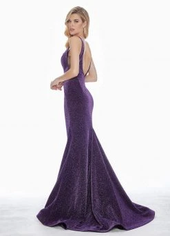 Ashley Lauren - 1503 Sleeveless Metallic Scuba Mermaid Evening Dress 23 Ashley Lauren - 1503 Sleeveless Metallic Scuba Mermaid Evening Dress