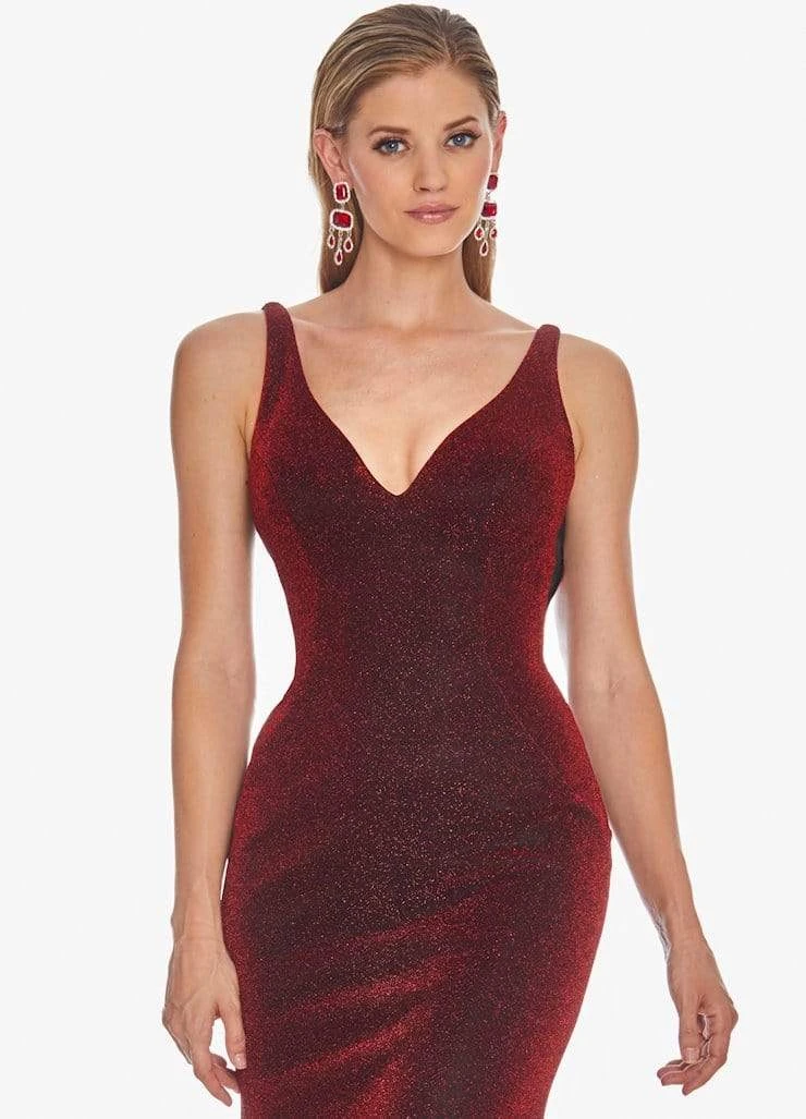 Ashley Lauren - 1503 Sleeveless Metallic Scuba Mermaid Evening Dress 12 Ashley Lauren - 1503 Sleeveless Metallic Scuba Mermaid Evening Dress