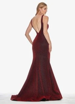 Ashley Lauren - 1503 Sleeveless Metallic Scuba Mermaid Evening Dress 27 Ashley Lauren - 1503 Sleeveless Metallic Scuba Mermaid Evening Dress