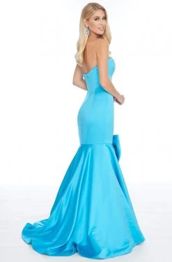 Ashley Lauren - 1777 Sweetheart Satin Trumpet Dress