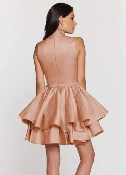 Ashley Lauren - 4045 Pleated A-Line Cocktail Dress 29 Ashley Lauren - 4045 Pleated A-Line Cocktail Dress