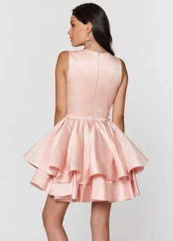 Ashley Lauren - 4045 Pleated A-Line Cocktail Dress 20 Ashley Lauren - 4045 Pleated A-Line Cocktail Dress