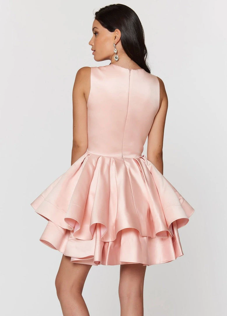 Ashley Lauren - 4045 Pleated A-Line Cocktail Dress 5 Ashley Lauren - 4045 Pleated A-Line Cocktail Dress
