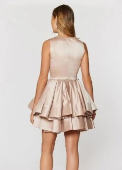 Ashley Lauren - 4045 Pleated A-Line Cocktail Dress 22 Ashley Lauren - 4045 Pleated A-Line Cocktail Dress