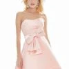 Ashley Lauren - 4082 Bow-Adorned Strapless Sweetheart Satin Dress 2 Ashley Lauren - 4082 Bow-Adorned Strapless Sweetheart Satin Dress