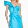 Ashley Lauren - 4171 One Shoulder Ruffled Fitted Dress