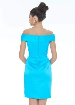Ashley Lauren - 4291 Off-Shoulder Column Cocktail Dress