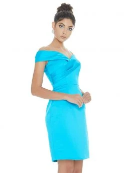 Ashley Lauren - 4291 Off-Shoulder Column Cocktail Dress