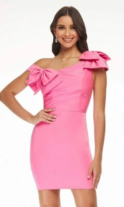 Ashley Lauren - 4448 Asymmetrical Sheath Cocktail Dress 20 Ashley Lauren - 4448 Asymmetrical Sheath Cocktail Dress