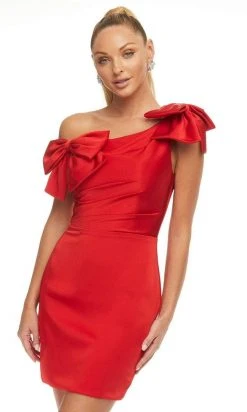 Ashley Lauren - 4448 Asymmetrical Sheath Cocktail Dress 16 Ashley Lauren - 4448 Asymmetrical Sheath Cocktail Dress