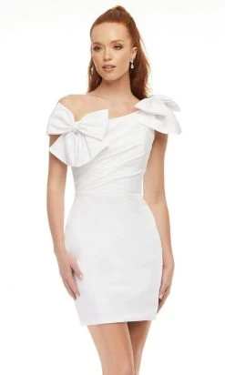 Ashley Lauren - 4448 Asymmetrical Sheath Cocktail Dress 24 Ashley Lauren - 4448 Asymmetrical Sheath Cocktail Dress