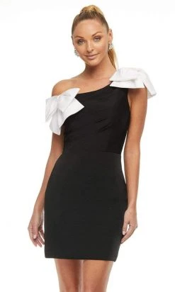 Ashley Lauren - 4448 Asymmetrical Sheath Cocktail Dress 19 Ashley Lauren - 4448 Asymmetrical Sheath Cocktail Dress