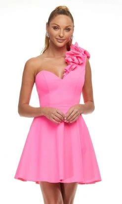 Ashley Lauren - 4468 Asymmetrical A-Line Cocktail Dress