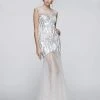 SCALA BG Haute - G3110 Dress In White Silver
