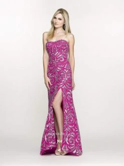 SCALA BG Haute - G47691 Dress In Fuchsia And Silver