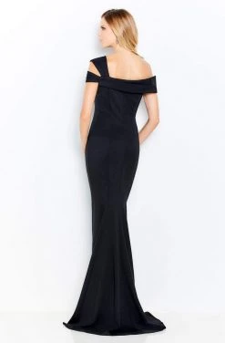 Cameron Blake By Mon Cheri - 120604 Asymmetrical Seamed Evening Dress