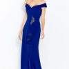 Cameron Blake By Mon Cheri - 120614W Off-Shoulder Column Dress