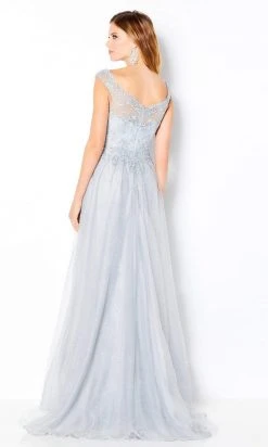 Cameron Blake By Mon Cheri - 220640 Embroidered Lace Overskirt Dress