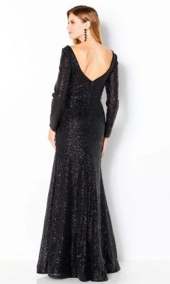 Cameron Blake By Mon Cheri - 220651 Sequin Lace Long Sleeve Dress