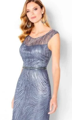 Cameron Blake By Mon Cheri - 220652 Cap Sleeve Scoop Mermaid Dress 11 Cameron Blake By Mon Cheri - 220652 Cap Sleeve Scoop Mermaid Dress