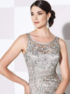 Cameron Blake By Mon Cheri - Bateau Neckline Long Evening Gown 115604