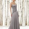 Cameron Blake By Mon Cheri Ruched Strapless Sweetheart Beaded Gown 1 Cameron Blake By Mon Cheri Ruched Strapless Sweetheart Beaded Gown