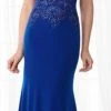 Cameron Blake By Mon Cheri Cameron Blake - Ruched Trumpet Evening Dress 218607 2 Cameron Blake By Mon Cheri Cameron Blake - Ruched Trumpet Evening Dress 218607