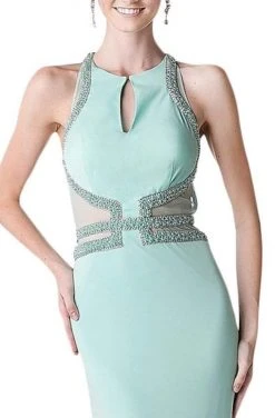 Cinderella Divine - 8929 Jewel Long Fitted Dress 7 Cinderella Divine - 8929 Jewel Long Fitted Dress