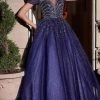 Cinderella Divine B702 - Beaded Ball Gown 2 Cinderella Divine B702 - Beaded Ball Gown