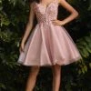 Cinderella Divine CD0188 - Corset Applique Prom Dress