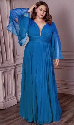 Cinderella Divine CD242C - Bell Sleeve Evening Gown 20 Cinderella Divine CD242C - Bell Sleeve Evening Gown