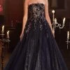 Cinderella Divine - CD955 Strapless Glitter Ballgown