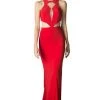 Cinderella Divine - CK66 Jewel Cut-Out Long Sheath Dress 2 Cinderella Divine - CK66 Jewel Cut-Out Long Sheath Dress