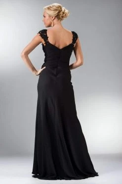 Cinderella Divine - JC909 Beaded Lace Chiffon Sheath Dress 9 Cinderella Divine - JC909 Beaded Lace Chiffon Sheath Dress