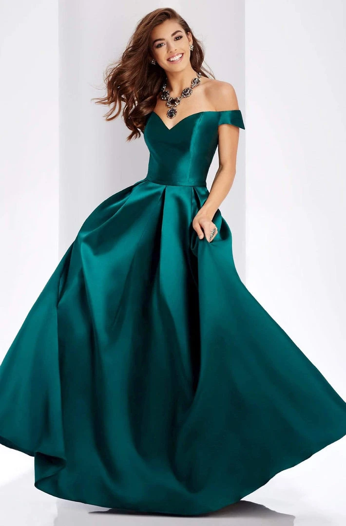 Clarisse - 3442 Off Shoulder Corset Mikado Ballgown 4 Clarisse - 3442 Off Shoulder Corset Mikado Ballgown