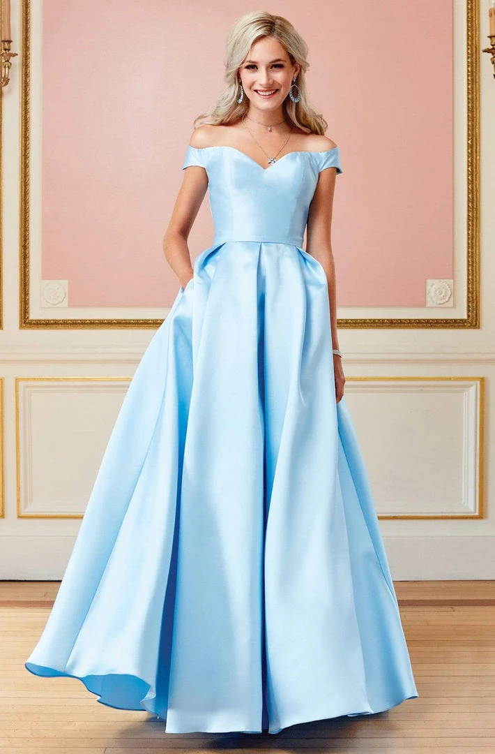 Clarisse - 3442 Off Shoulder Corset Mikado Ballgown 3 Clarisse - 3442 Off Shoulder Corset Mikado Ballgown