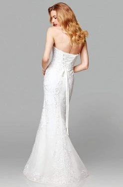 Clarisse - 600105 Embroidered Strapless Mermaid Gown 5 Clarisse - 600105 Embroidered Strapless Mermaid Gown